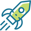 Home 7 Rocket Ship graphic