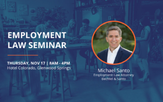 Employment Law Seminar - November 17, 2022 1