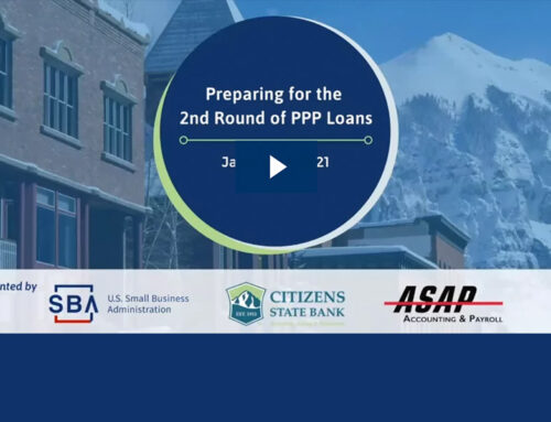 ASAP Webinar: Preparing for the 2nd Round of PPP Loans