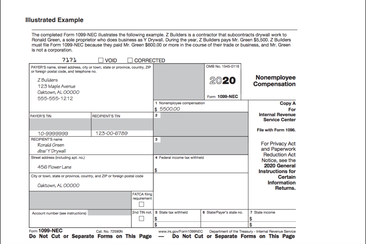 Introducing the New 1099NEC for Reporting Nonemployee Compensation